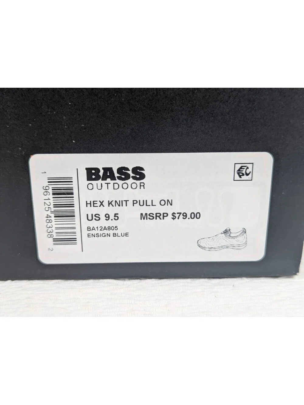 Bass Outdoor - Pull On Shoes / Sneakers - Ensign Blue - Size: 9.5 - NO BOX